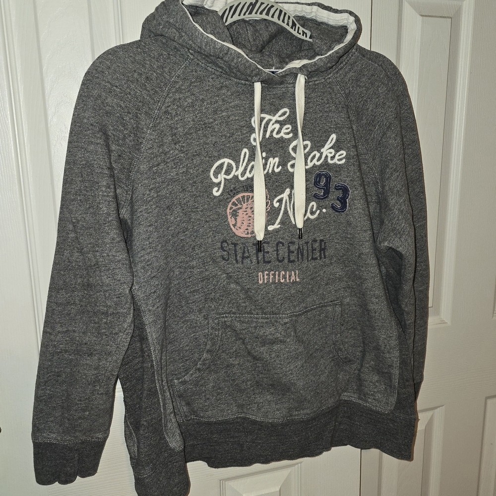 H&M Gray Graphic Hoodie